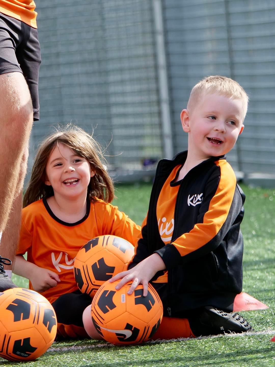 Image of a Kixx Football lesson for under 5s
