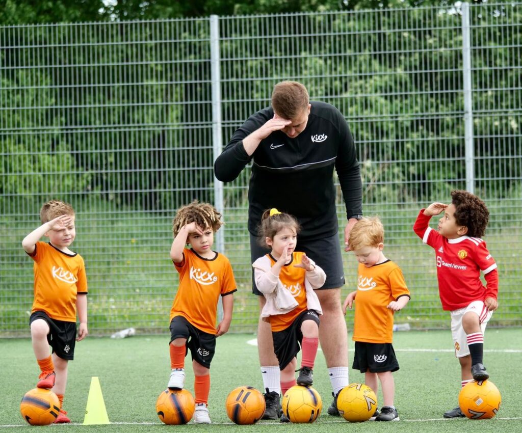 image Kixx Coach with Toddlers (under 5s) in football lesson
