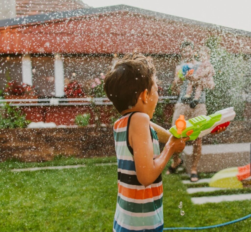 image of water play for blog What To Do With Your Infants This Summer