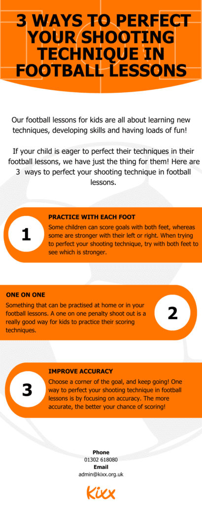 3 Ways To Perfect Your Shooting Technique In Football Lessons Infographic