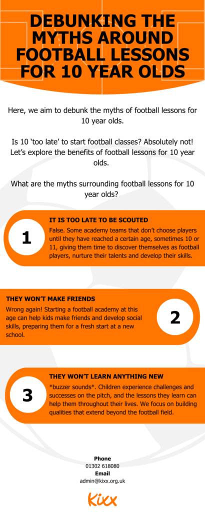 debunking the myths around football lessons for 10 year old